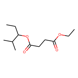 Succinic acid, ethyl 2-methylpent-3-yl ester