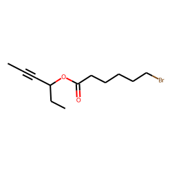 6-Bromohexanoic acid, hex-4-yn-3-yl ester