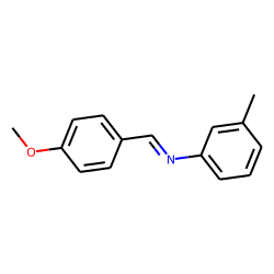 p-methoxybenzylidene-(3-methylphenyl)-amine