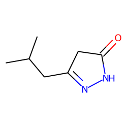 2-Pyrazolin-5-one, 3-isobutyl-