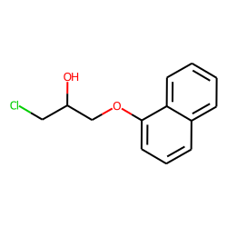 2-Propanol, 1-chloro-3-(1-naphthalenyloxy)-
