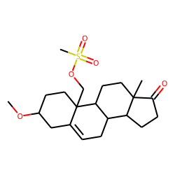5-Androsten-17-one, 19-hydroxy-3b-methoxy-, methanesulfonate