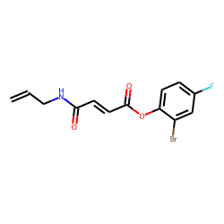 Fumaric acid, monoamide, N-allyl-, 2-bromo-4-fluorophenyl ester