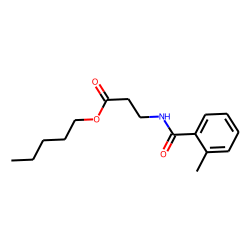 «beta»-Alanine, N-(2-methylbenzoyl)-, pentyl ester