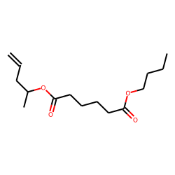 Adipic acid, butyl pent-4-en-2-yl ester