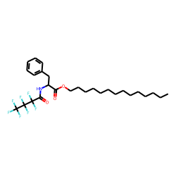 l-Phenylalanine, n-heptafluorobutyryl-, tetradecyl ester