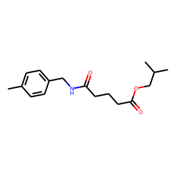 Glutaric acid, monoamide, N-(4-methylbenzyl)-, isobutyl ester