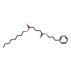 Glutaric acid, octyl 3-phenylpropyl ester