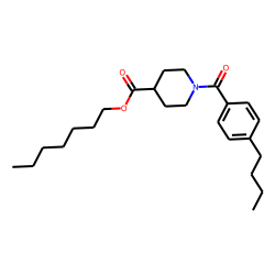 Isonipecotic acid, N-(4-butylbenzoyl)-, heptyl ester