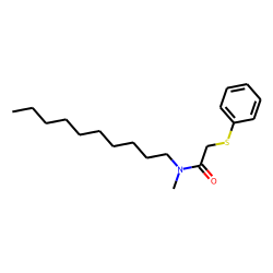 Phenylthioacetamide, N-decyl-N-methyl-