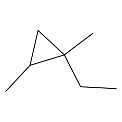 1,2-dimethyl-trans-2-ethyl-cyclopropane