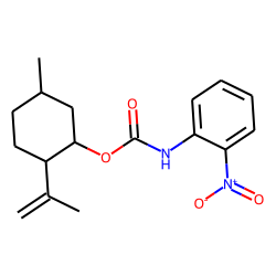 O-nitro carbanilic acid, isopulegol ester