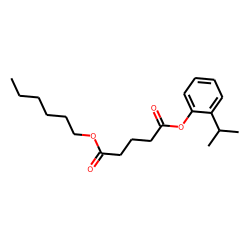 Glutaric acid, hexyl 2-isopropylphenyl ester