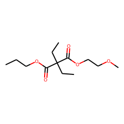 Diethylmalonic acid, 2-methoxyethyl propyl ester