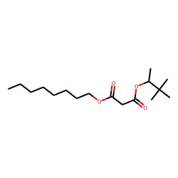 Malonic acid, 3,3-dimethylbut-2-yl octyl ester