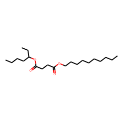 Succinic acid, decyl 3-heptyl ester