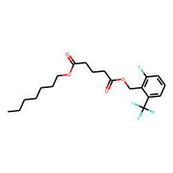 Glutaric acid, 2-fluoro-6-(trifluoromethyl)benzyl heptyl ester