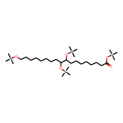 9,10,18-trihydroxyoctadecanoic acid, TMSi ester TMSi ether