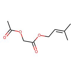 Acetoxyacetic acid, 3-methylbut-2-enyl ester