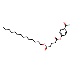 Glutaric acid, 4-acetylphenyl tetradecyl ester
