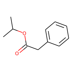 Benzeneacetic acid 1-methylethyl ester