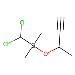 2-(Dichloromethyl)dimethylsilyloxybut-3-yne