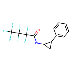 trans-2-Phenylcyclopropylamine, heptafluorobutyryl