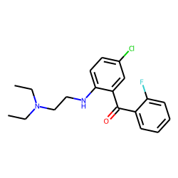 5-Chloro-2'-fluoro-2-diethyaminoethylaminobenzophenone