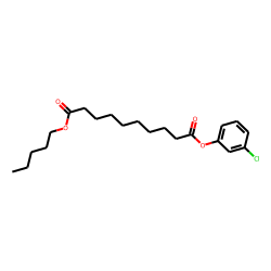 Sebacic acid, 3-chlorophenyl pentyl ester