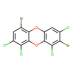 2,6-dibromo-1,4,8,9-tetrachloro-dibenzo-p-dioxin