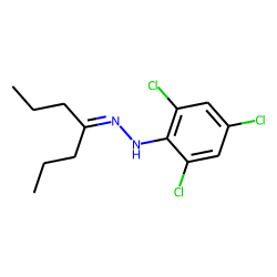 4-Heptanone, 2,4,6-trichlorophenyl hydrazone