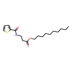 «beta»-Alanine, N-(thiophene-2-carbonyl)-, decyl ester