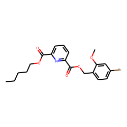 2,6-Pyridinedicarboxylic acid, 4-bromo-2-methoxybenzyl pentyl ester