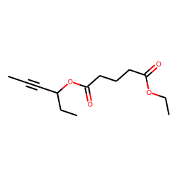 Glutaric acid, ethyl hex-4-yn-3-yl ester