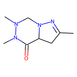4,5,6,7-Tetrahydropyrazolo[1,5-d][1,2,4]-triazin-4-one, 2,5,6-trimethyl