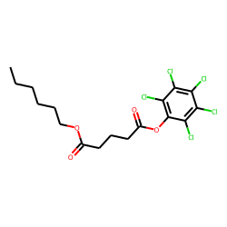 Glutaric acid, hexyl pentachlorophenyl ester