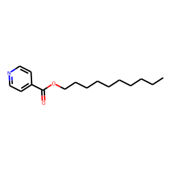Isonicotinic acid, decyl ester