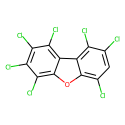Dibenzofuran, 1,2,3,4,6,8,9-heptachloro