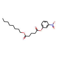 Glutaric acid, 3-nitrophenyl octyl ester