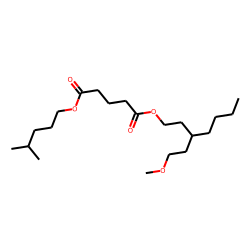 Glutaric acid, isohexyl 3-(2-methoxyethyl)heptyl ester