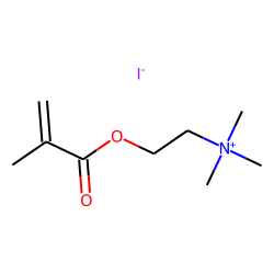 (2-Hydroxyethyl)trimethylammonium iodide, methacrylic acid ester