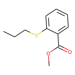 Benzoic acid, 2-(propylthio)-, methyl ester