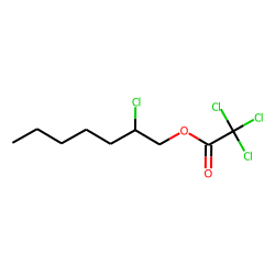 2-chloroheptyl trichloroacetate