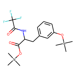 Tyrosine, N-TFA-O-TMS