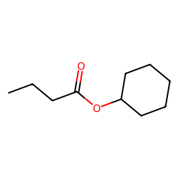 Butanoic acid, cyclohexyl ester