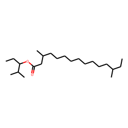 1-ethyl-2-methylpropyl 3,13-dimethylpentadecanoate