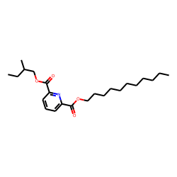 2,6-Pyridinedicarboxylic acid, 2-methylbutyl undecyl ester