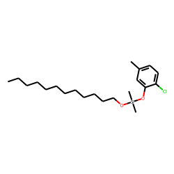 Silane, dimethyl(2-chloro-5-methylphenoxy)dodecyloxy-
