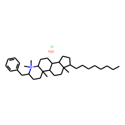 4-Aza-5alpha-cholestane chloride, 3beta-benzyl-4,4-dimethyl-, monohydrate
