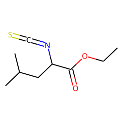 2-Isothiocyanato-4-methylpentanoic acid ethyl ester